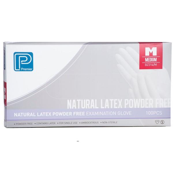 powder free natural latex gloves