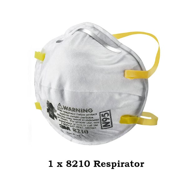N95 Mask - 3M 8210 Plus - Equivalent of P2 - 1 Pack * IN STOCK*