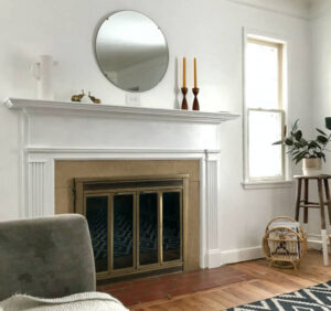 can you cover up a wood burning fireplace
