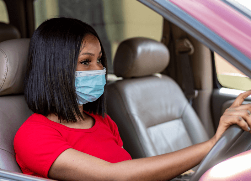 How you should store face masks in your car