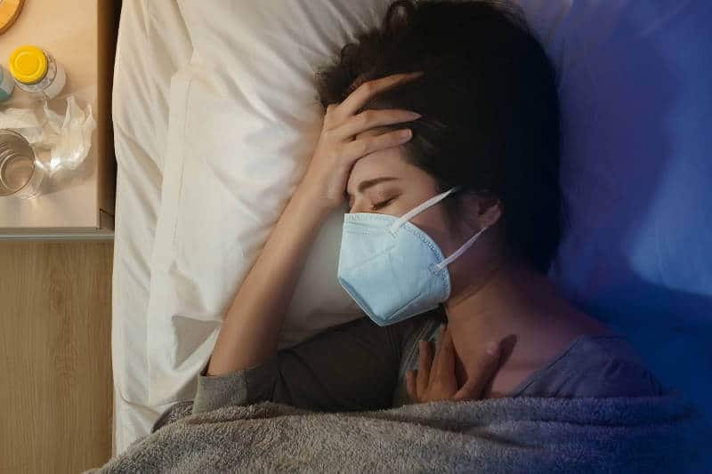 Should you wear a mask while sleeping with COVID?